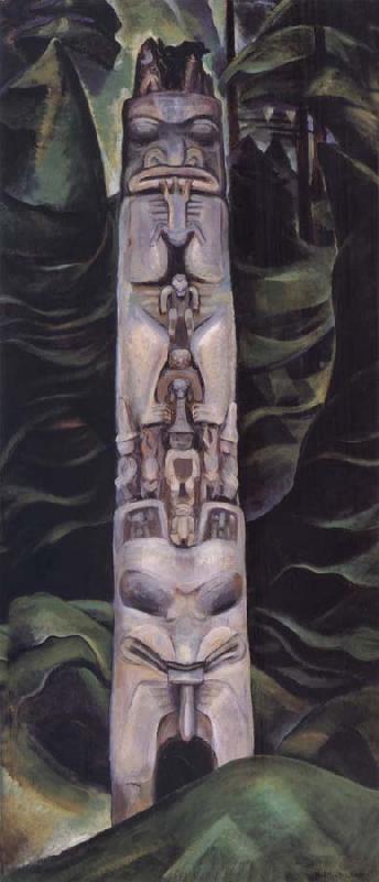 Emily Carr Totem and Forest